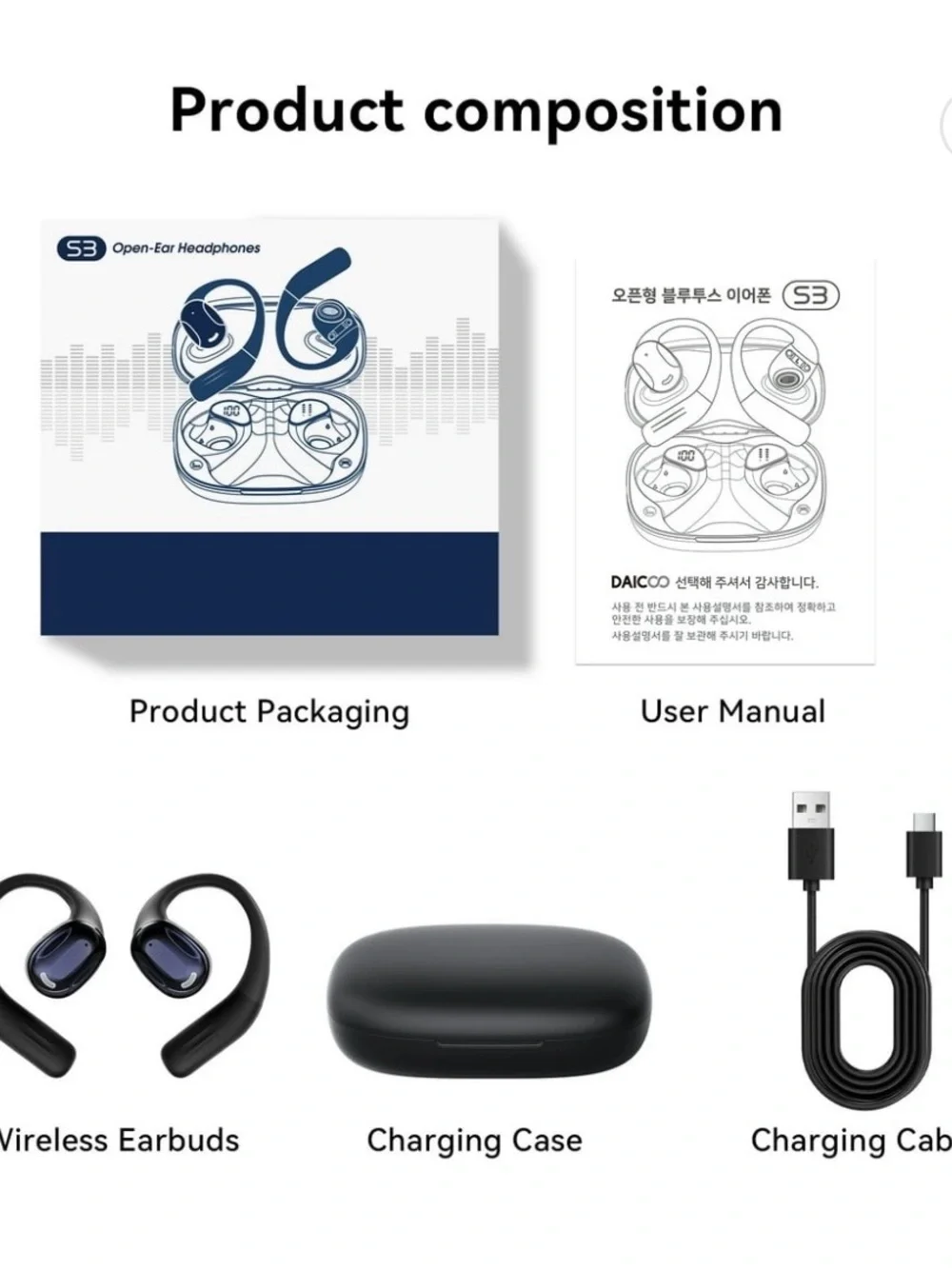 Wireless True Bluetooth Earbuds with Charging Case - NEW! Retail 199